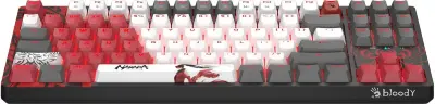 Клавиатура A4Tech Bloody S87 Naraka проводная USB черный/красный