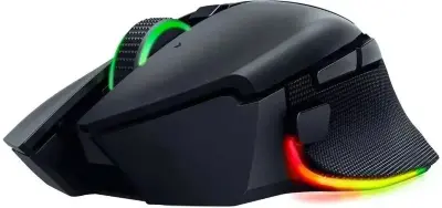 Мышь беспроводная/проводная Razer Basilisk V3 Pro 35K черный, 35000 dpi, радиоканал, Bluetooth, USB, кнопки - 11
