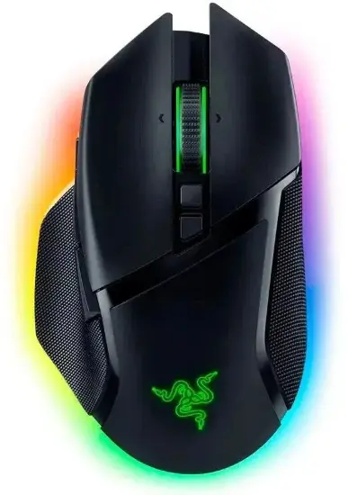 Мышь беспроводная/проводная Razer Basilisk V3 Pro 35K черный, 35000 dpi, радиоканал, Bluetooth, USB, кнопки - 11