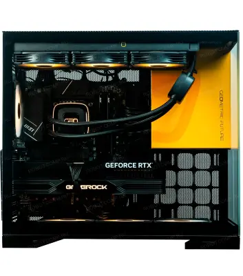 Игровой компьютер Зевс 3.0 Aqua Black/Yellow