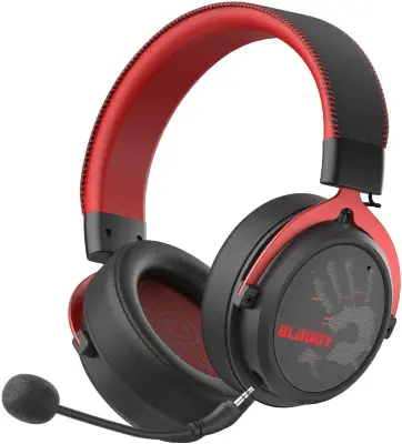 Наушники с микрофоном A4Tech Bloody MR590 Sports красный/черный